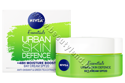 NI-82550   Nivea Essentials Urban Skin Defence + 48H Moisture Boost SPF 20
