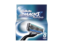        Gillette Mach 3 Turbo, 8-Pack