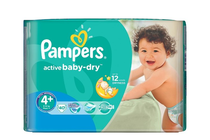     Pampers Active Baby Dry Maxi Plus, 40-Pack