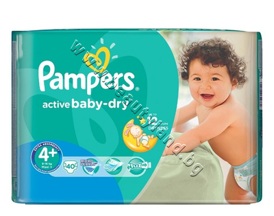 PA-0202321  Pampers Active Baby Dry Maxi Plus, 40-Pack