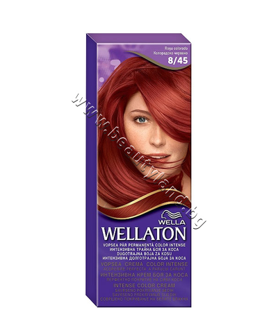 WE-3000044 Боя за коса Wellaton Intense Color Cream, 8/45 Red Colorado