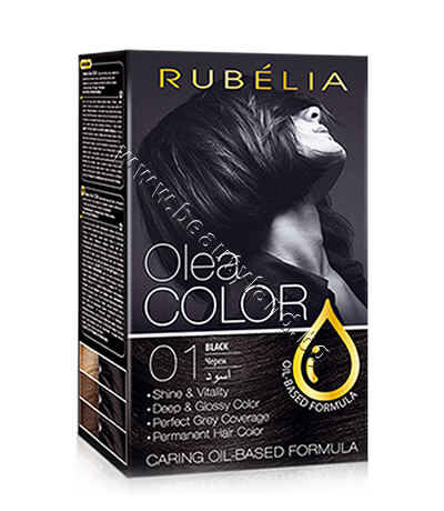 RU-156020 Боя за коса Rubelia Olea Color, 01 Black