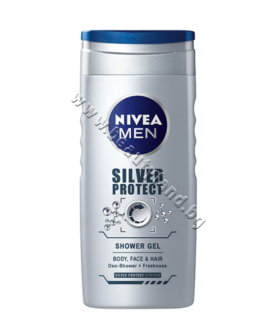 NI-80816   Nivea Men Silver Protect Shower Gel, 250 ml