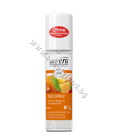 LA-106142  Lavera Deo Spray Organic Orange