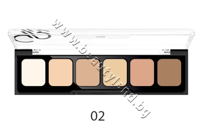 GR-4181002  Golden Rose Correct & Conceal Concealer Cream Palette