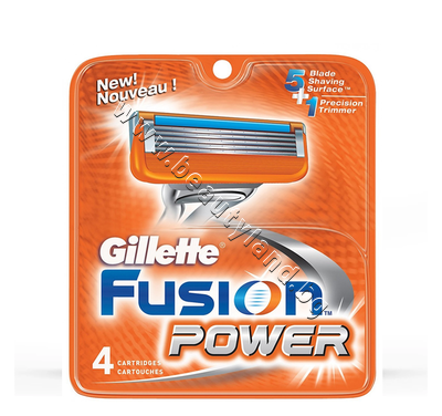 GI-1300847 Ножчета Gillette Fusion Power, 4-Pack