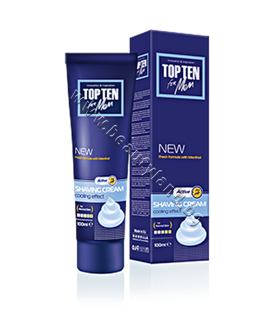 TT-160051  Top Ten for Men Active Shaving Cream Cooling Effect