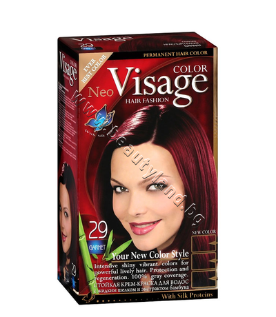 VI-206029    Visage Fashion Permanent Hair Color, 29 Garnet